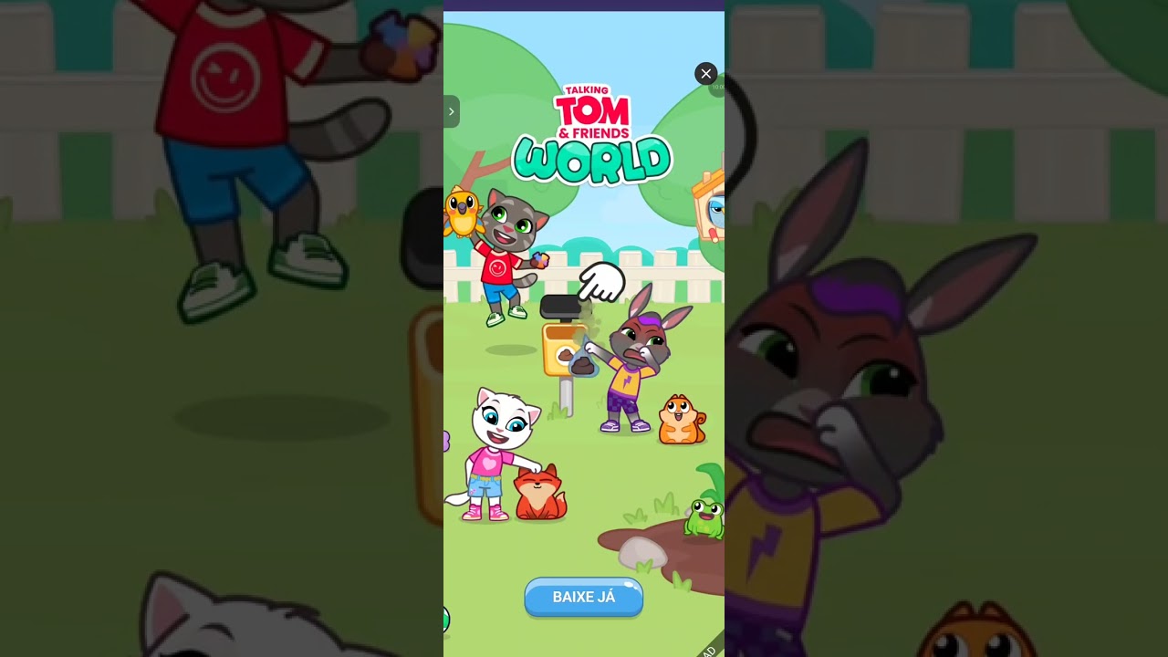 jogando um pouco de Brook Raven e de talking tom