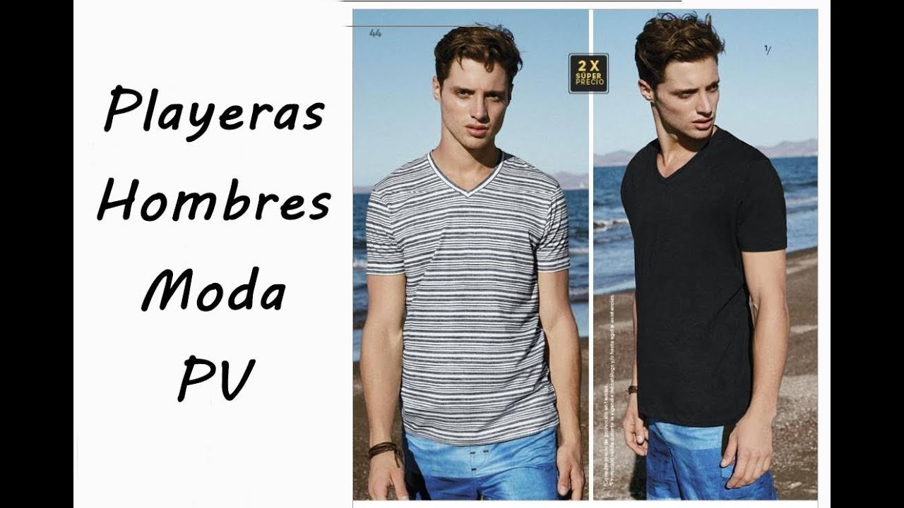 Playeras de Hombre Moda PV 2019 | Playeras Juveniles de Caballero