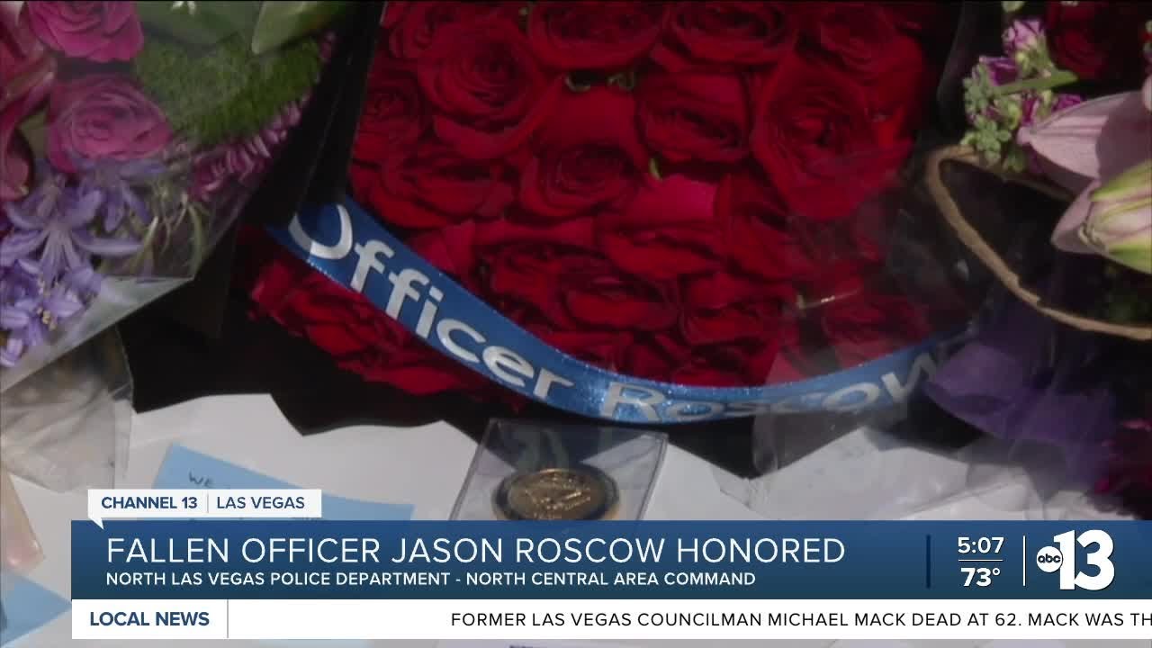 Fallen officer Jason Roscow honored