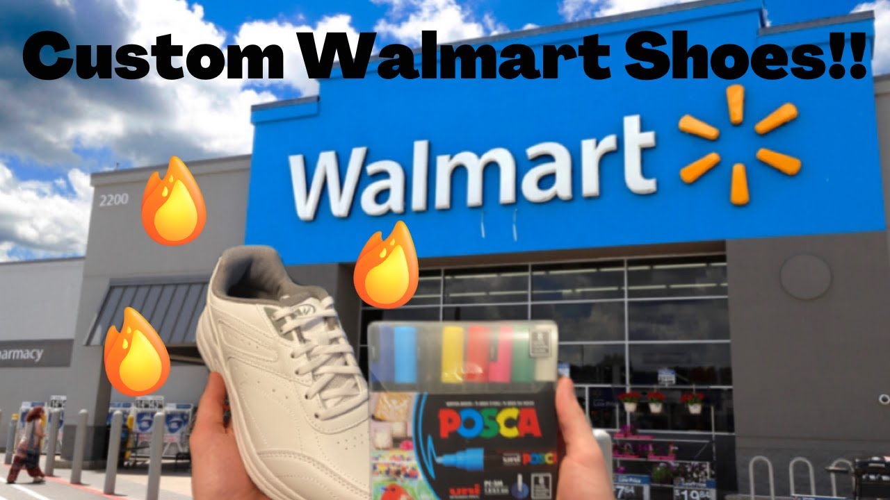 Customizing $12 Walmart Shoes!