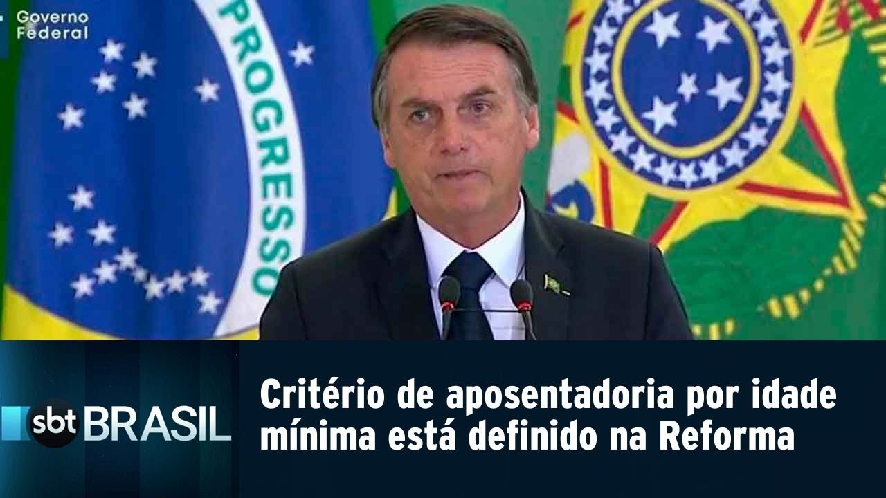 Crit&eacute;rio de aposentadoria por idade m&iacute;nima est&aacute; definido na Reforma | SBT Brasil (15/02/19)