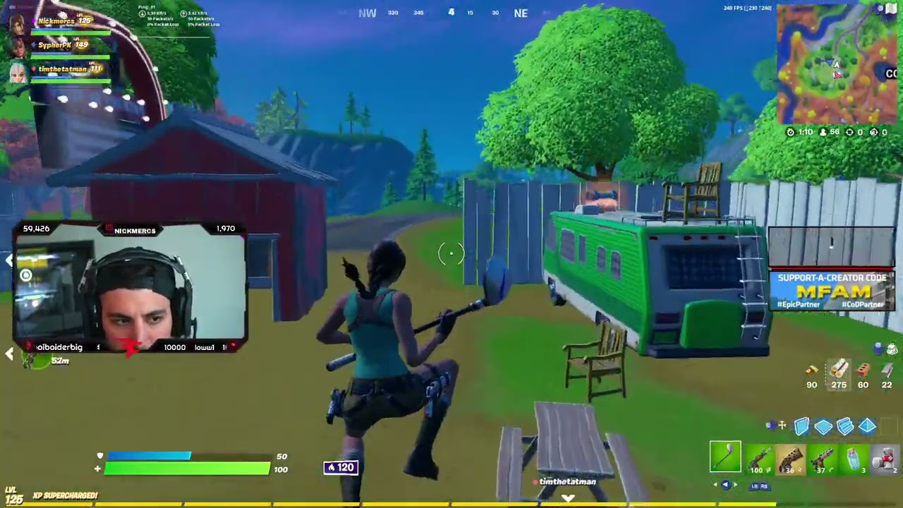 Nickmercs Plays Fornite ARENA For The First Time In Season 6!