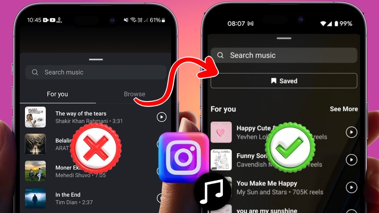 How to Fix Instagram Story Saved Audio Music Option Not Showing | Saved Audio Missing On Insta Story