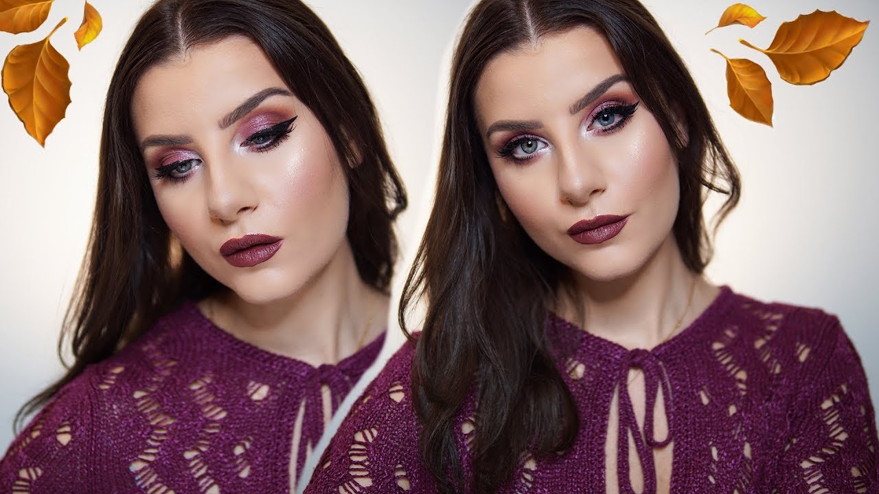 Make Up Tutorial Autunno 2018 | Trucco occhi Viola/Prugna e Labbra Borgogna