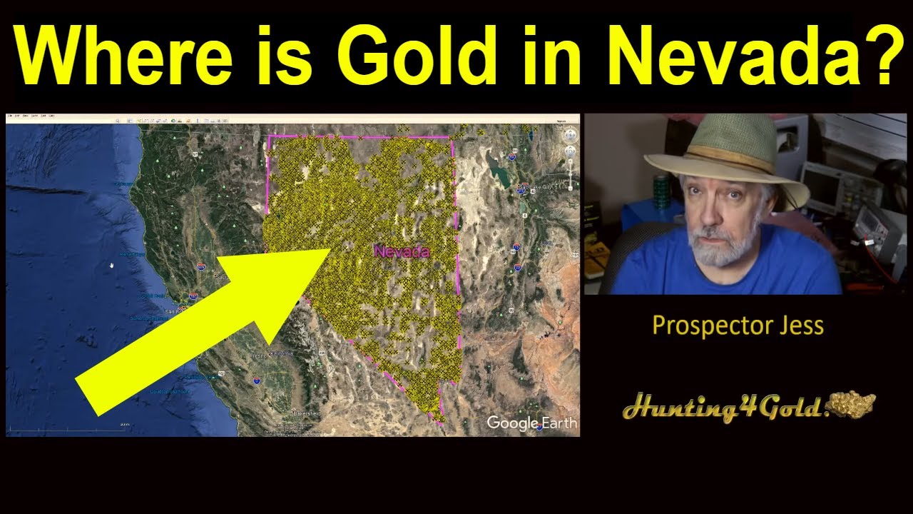 Where Can I Find Gold In Nevada? (USGS Gold Map survey)