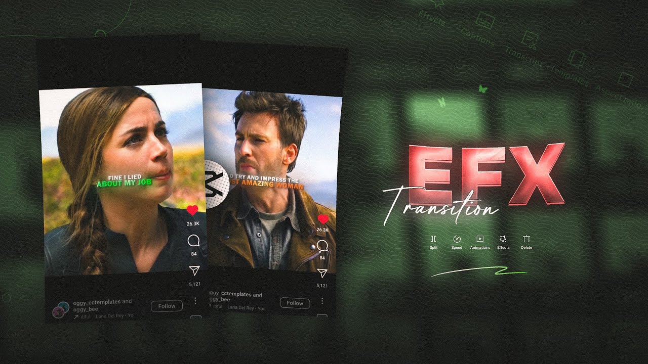Instagram EFX reels Transition in Mobile | Capcut | A Complete Tutorial