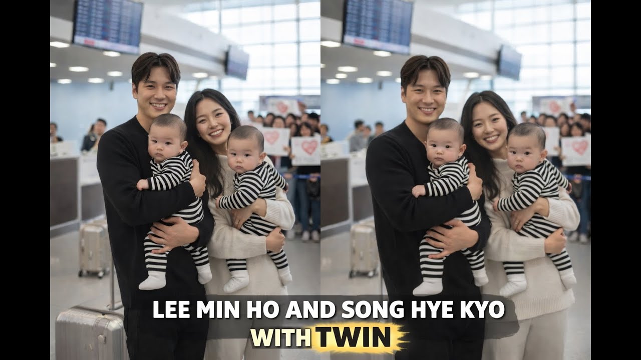 JUST NOW! Lee Min-ho & Song Hye-kyo Spotted at Airport with Twins — Fans Shocked