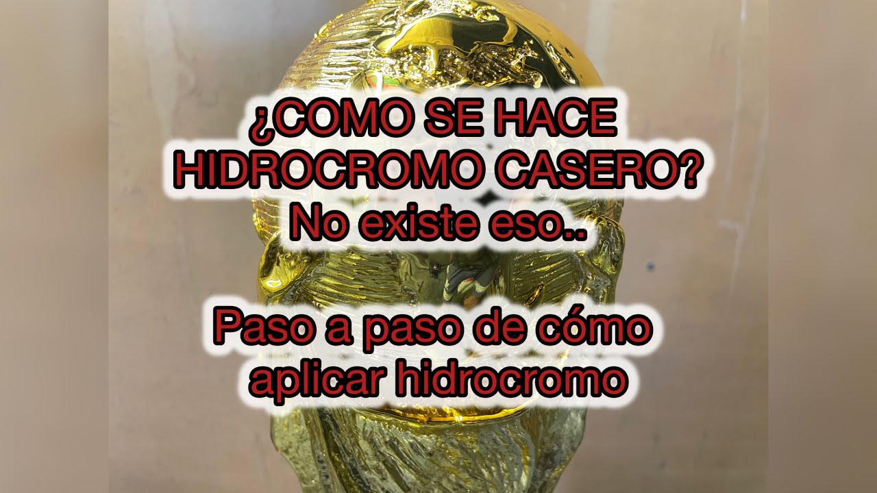 ⚪️¿Existe HIDROCROMO CASERO? . PASO A PASO EN APLICACION DE HIDROCROMO/CROMO AL AGUA⚪️