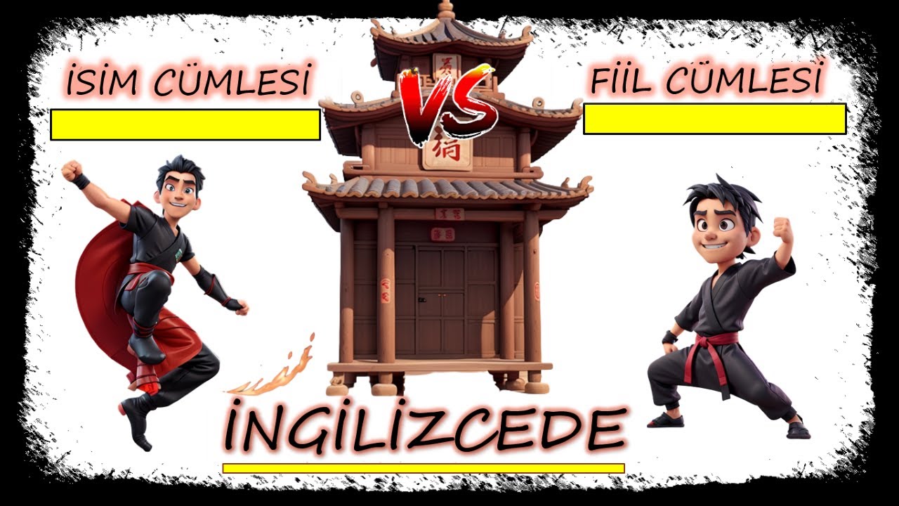 İNGİLİZCEDE İSİM CÜMLESİ VE FİİL CÜMLESİ NASIL KURULUR? #tenses #ingilizcedecümleyapısı