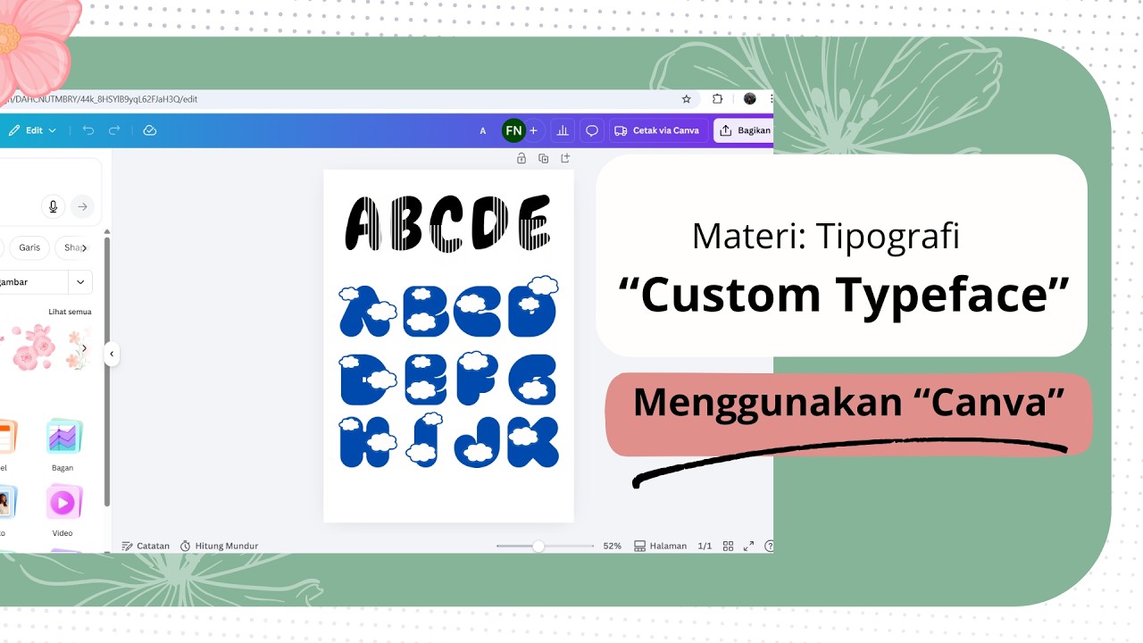 Membuat CUSTOM TYPEFACE Menggunakan Canva