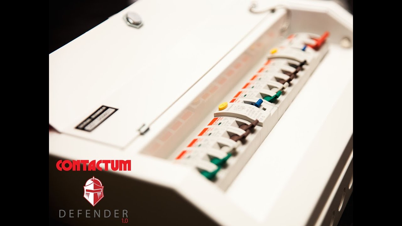 Defender 1 Consumer Unit Technical Presentation from Contactum