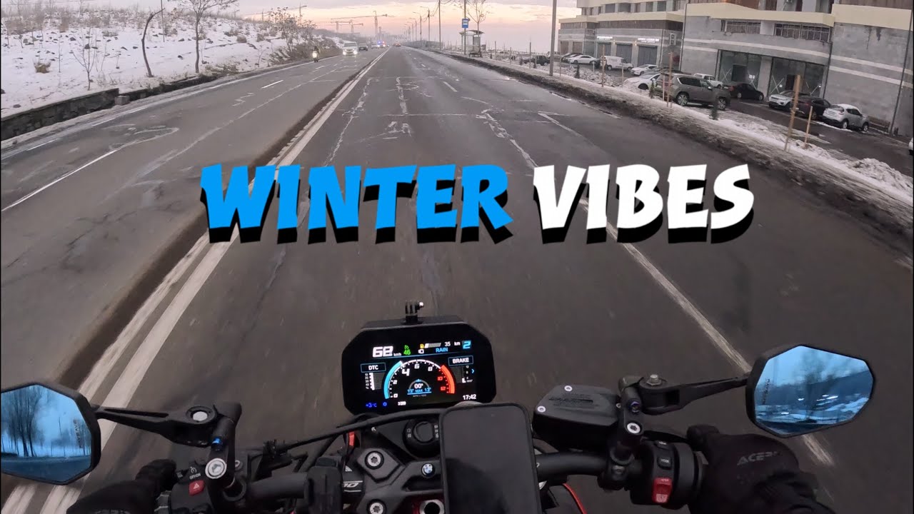 POV: Riding Through the City at Sunset (No Music) -4k