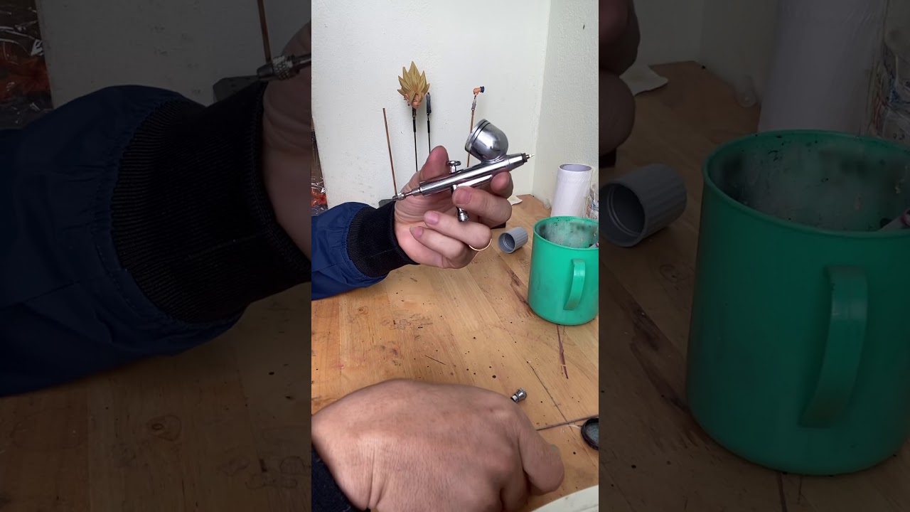 Hướng dẫn tháo lắp vệ sinh Airbrush mini