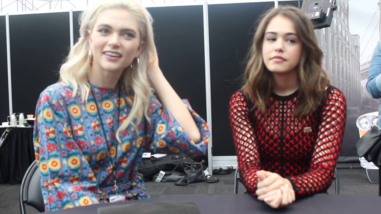 Jenny Boyd and Kaylee Bryant - Legacies - NYCC 2018