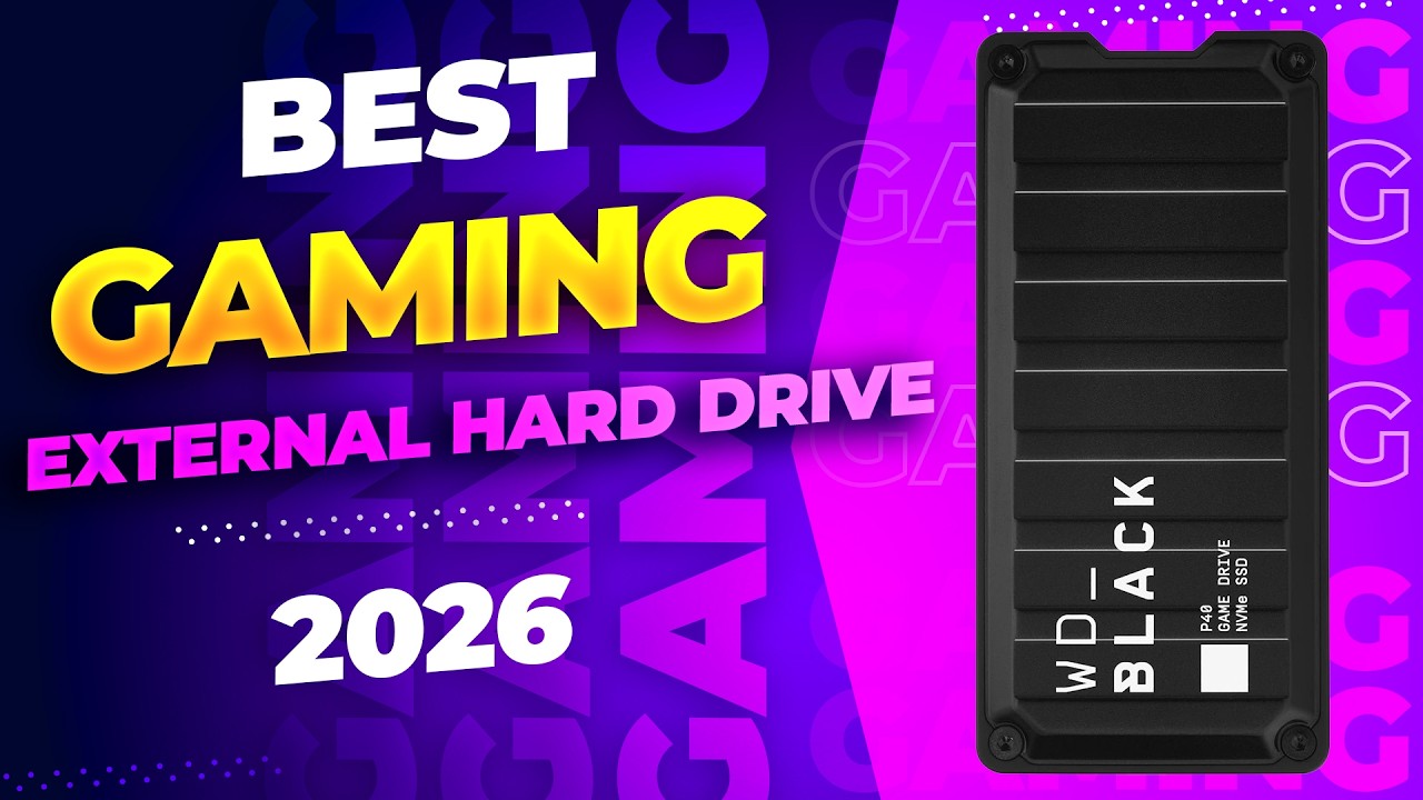 BEST EXTERNAL HARD DRIVE FOR GAMING 2026: Solve Your Storage Nightmare!