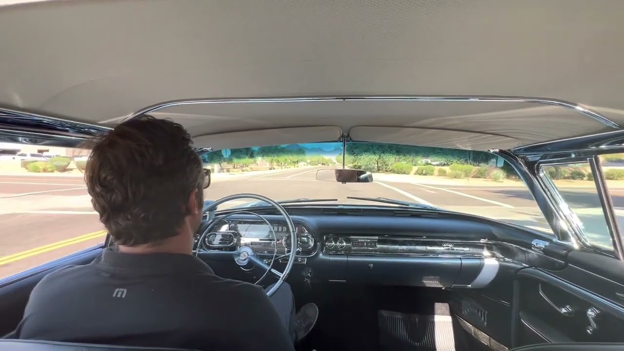 Driving Video 1958 Cadillac Coupe DeVille Frame Off Restored Cascio Motors