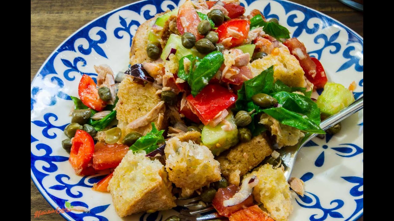 Panzanella mit Thunfisch - Brotsalat - Rezept und Anleitung - Natürlich Lecker