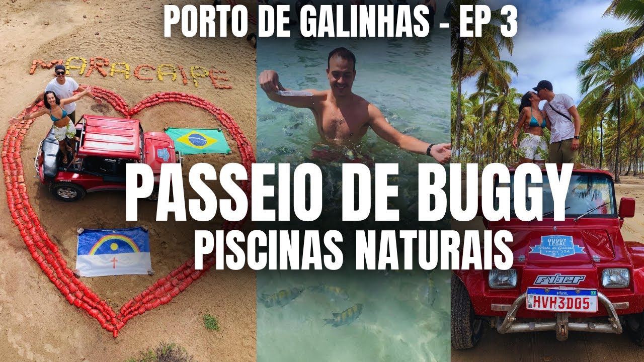 PASSEIO DE BUGGY EM PORTO DE GALINHAS: PISCINAS NATURAIS 🐠🌊 [EP 3 DA TRIP]