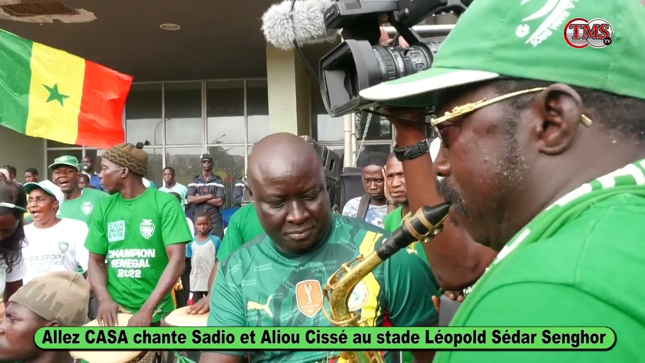 Allez CASA chante Sadio et Aliou Cissé au stade Léopold Sédar Senghor