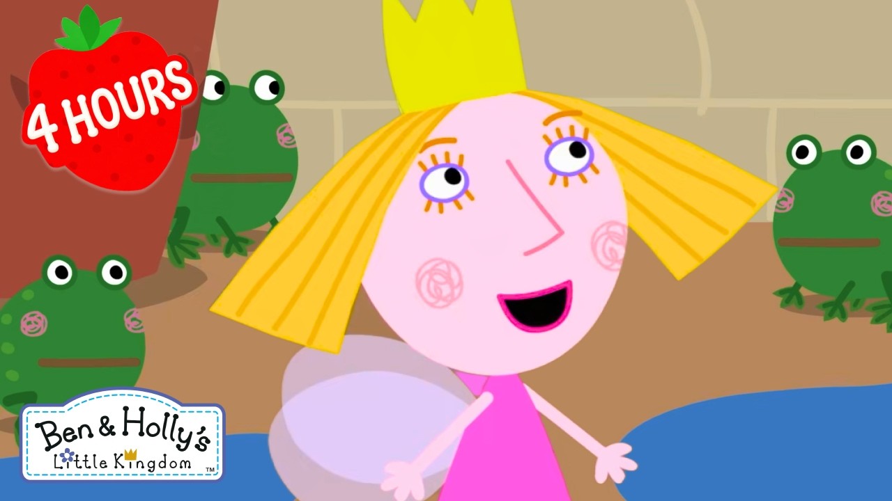 🐸 Princess Holly’s Frog Homework! | Ben and Holly's Little Kingdom | Cartoons For Kids