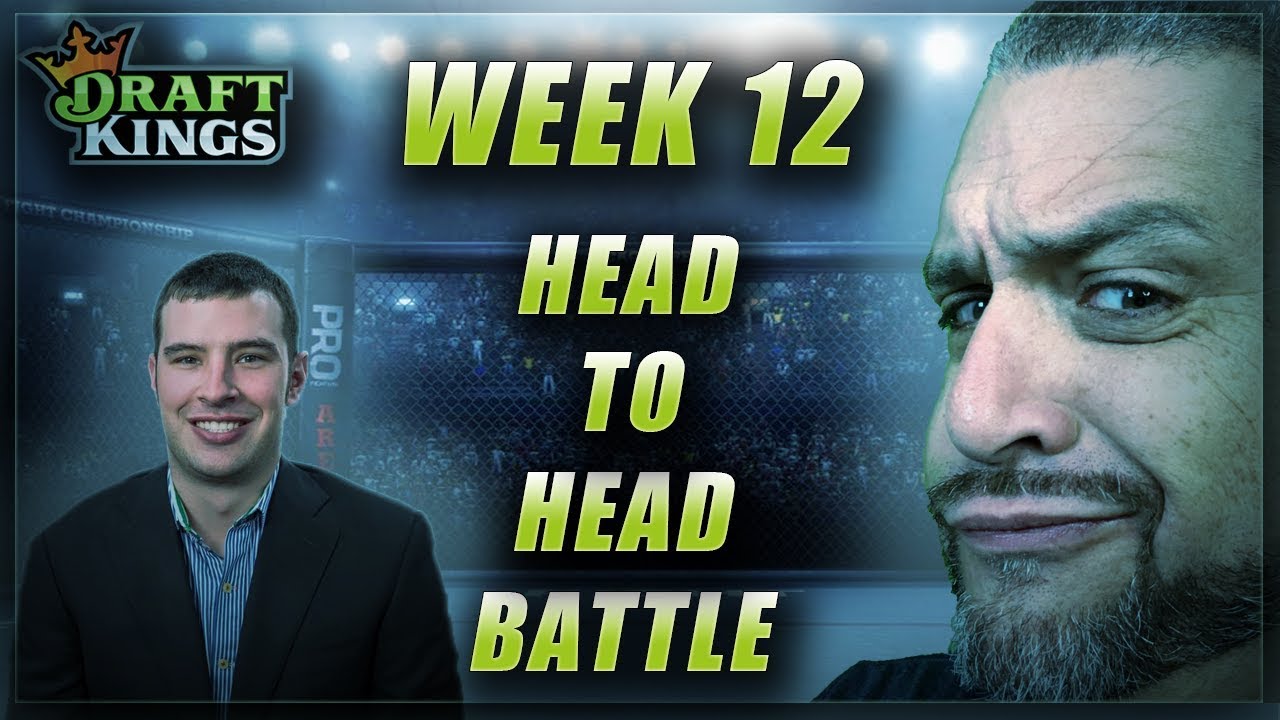 HEAD TO HEAD BATTLE VS. CSURAM88 | DRAFTKINGS NFL DFS WEEK 12 LINEUPS