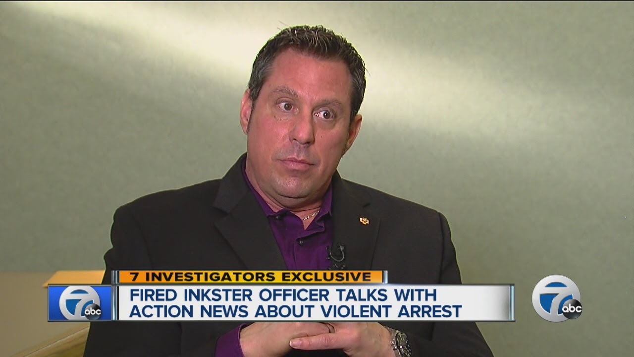 Fired Inkster cop talks to Action News