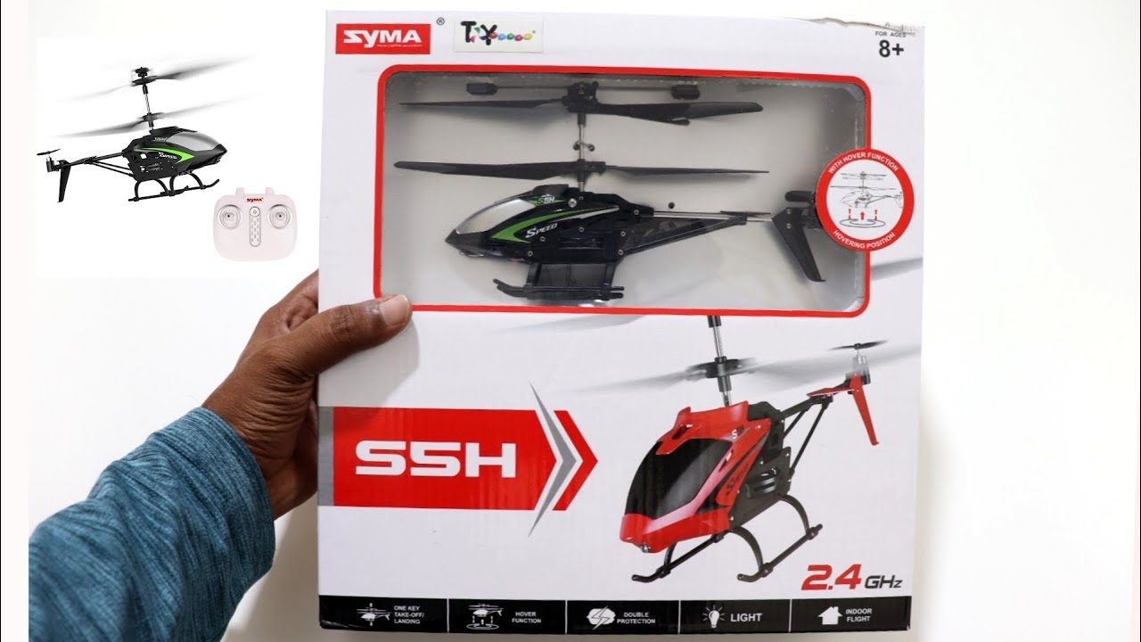 Best RC Helicopter - Syma S5H 2.4G 3.5Ch RC Helicopter Unboxing & FlyingTest