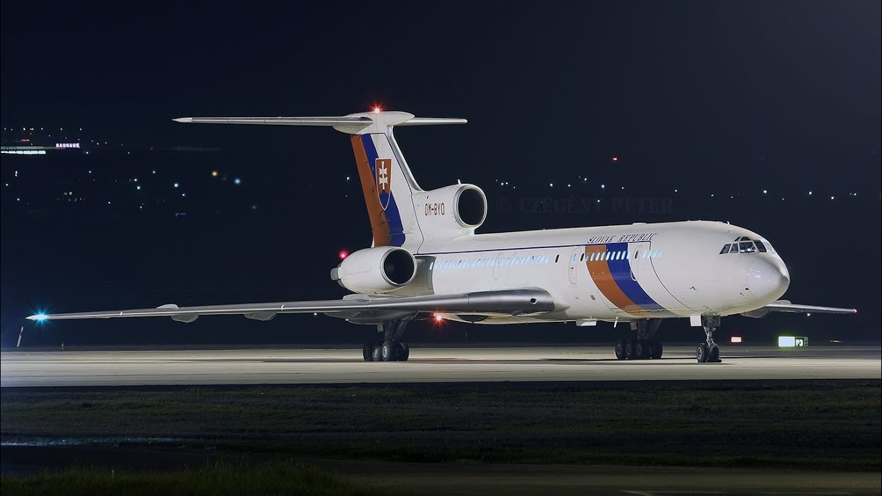 Slovak Government Tupolev Tu-154M at Budapest-Ferihegy