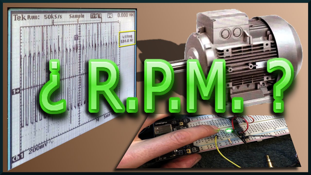 ✅ Medir con precisión las RPM de un motor, es muy fácil | J_RPM