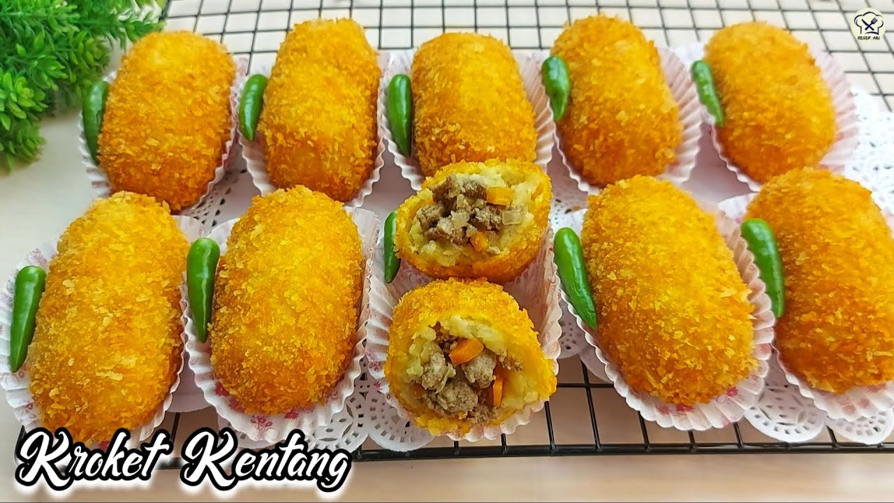 KROKET KENTANG ISI DAGING ENAK BANGET BISA UNTUK FROZEN FOOD COCOK UNTUK IDE JUALAN