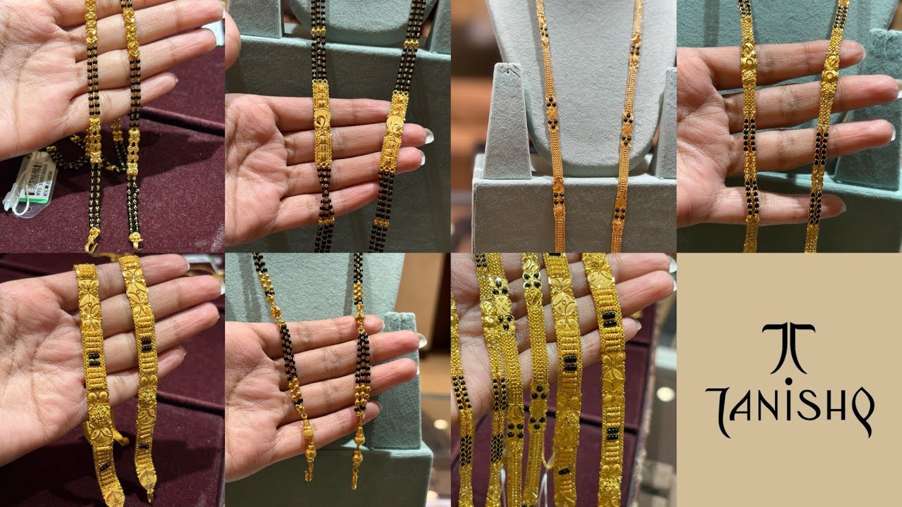 Tanishq Latest Gold Traditional Mangalsutra Lari Collection 😱 With Weight And Price 