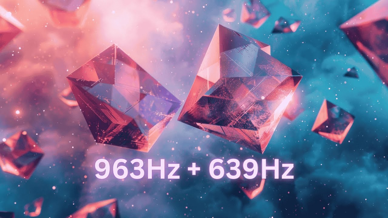 963Hz + 639Hz Solfeggio Frequency 🌟 Divine Connection & Harmonious Relationships | Deep Healing