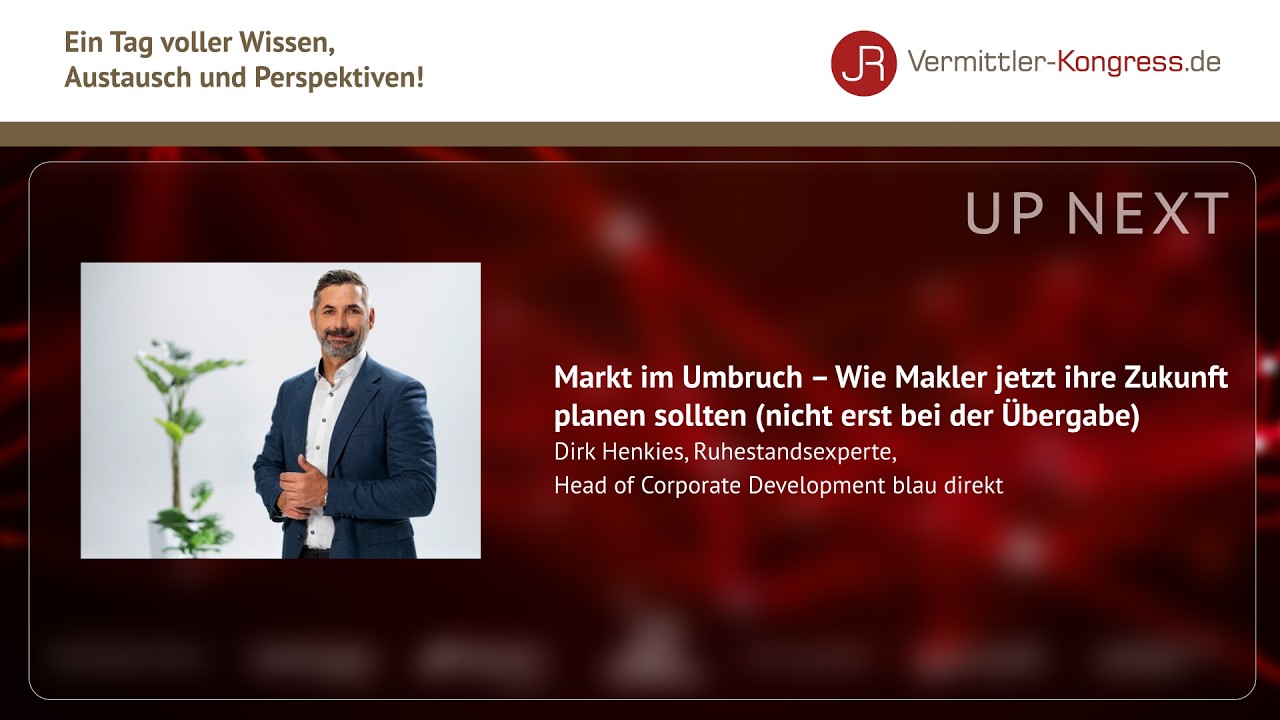 Vermittler-Kongress 2026: Markt im Umbruch – Wie Makler jetzt ihre Zukunft planen sollten