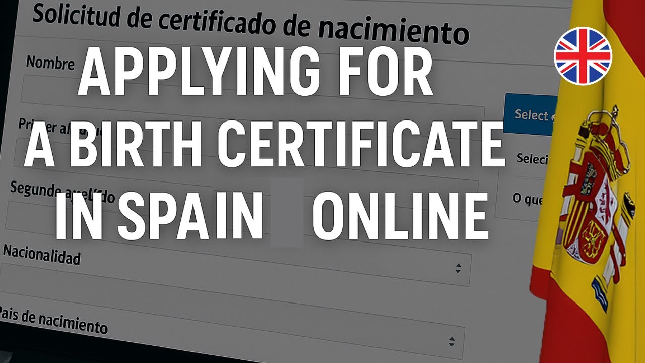 How to get a Birth-Certificate in spain (or Wedding/Death-Certificate) - Step by Step [English/ENG]