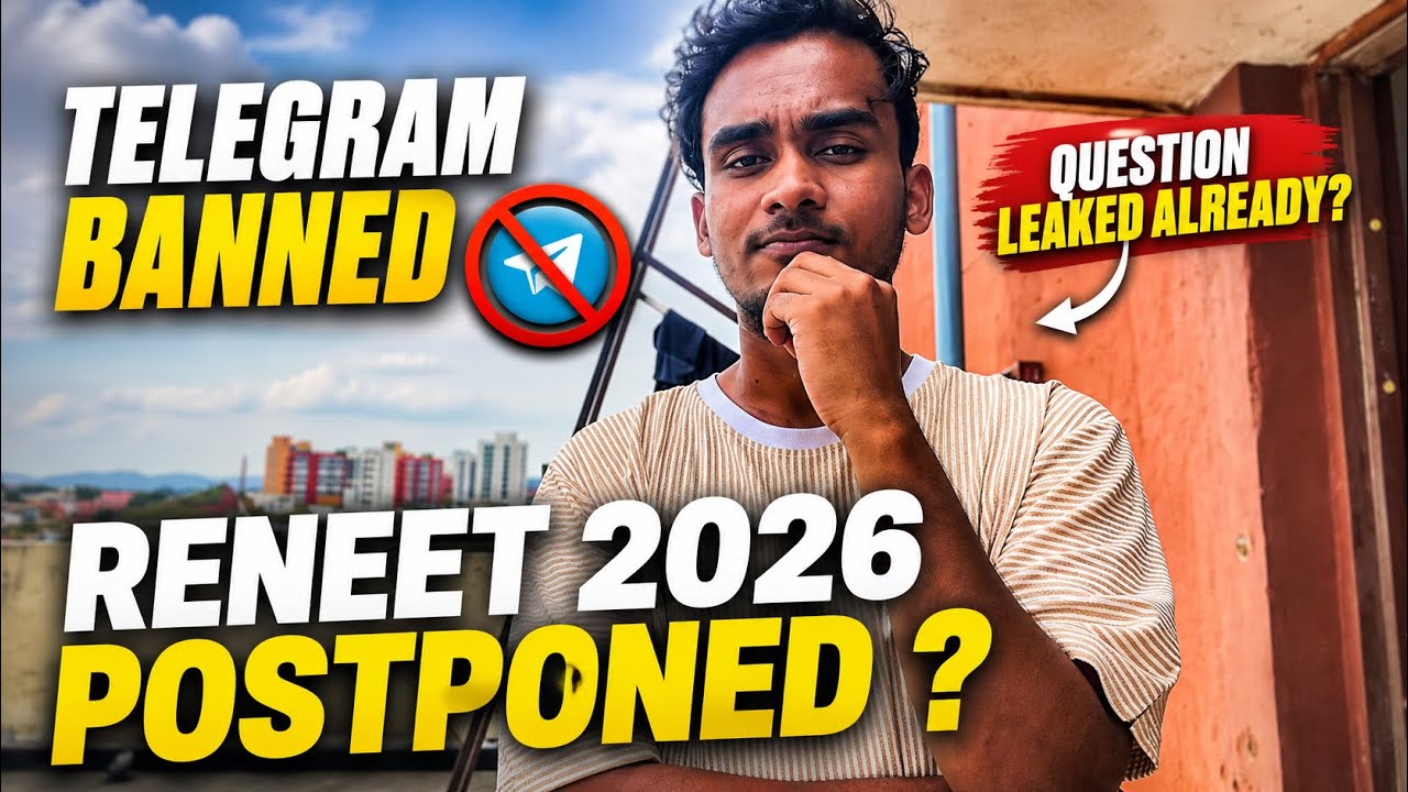 RENEET 2026 POSTPONED !? TELEGRAM BANNED