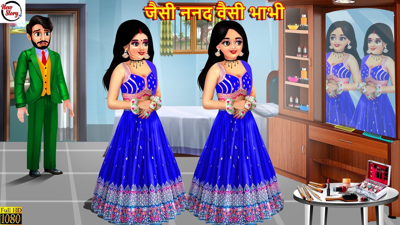 जैसी ननद वैसी भाभी | Jaisi Nanad Waisi Bhabhi | Hindi Kahani | Bedtime Stories | Moral Stories