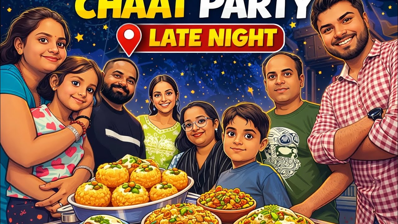 #latenaightchaatparty👌