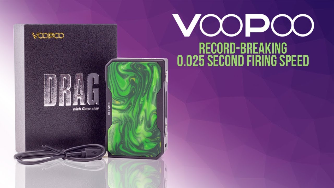 VOOPOO Drag Box Mod Vape Review ~ Resin Edition | Product Spotlight