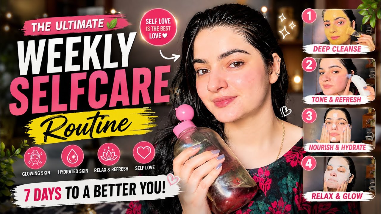 BEAUTY MAINTENANCE ROUTINE | Secrets for Clear & Glowing Skin ✨ At Home | Fatima Naeem 