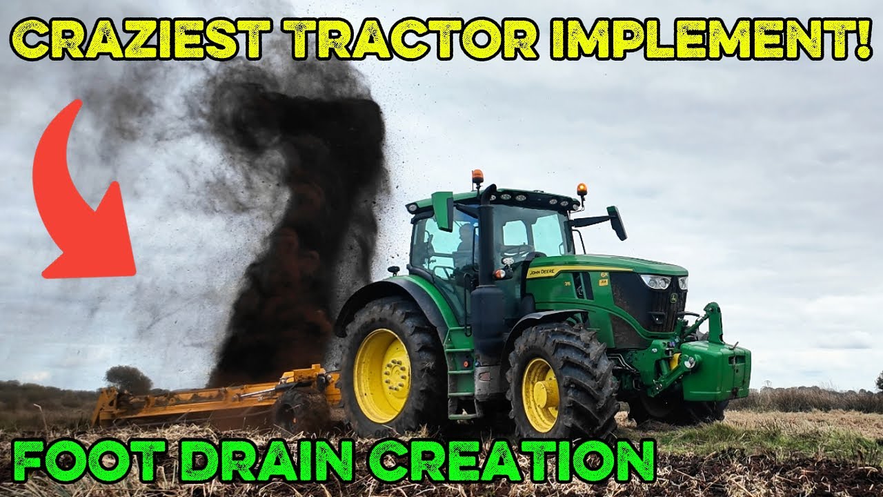 Crazy Farm Implement, рытьё дренажных систем и разбрасывание почвы для водоплавающих птиц. Создан...