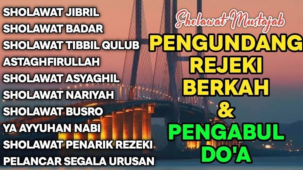 KUMPULAN SHOLAWAT VIRAL TERBARU 2025 | SHOLAWAT JIBRIL PEMBUKA REJEKI, SHOLAWAT BUSYRO, NARIYAH