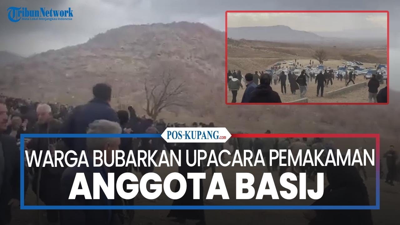 Warga Bubarkan Upacara Pemakaman Anggota Basij