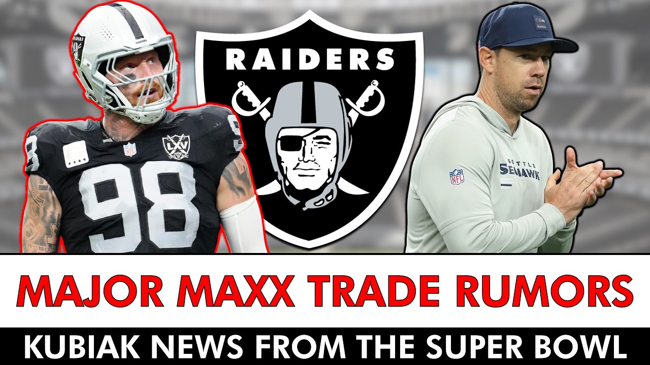 🚨 MAJOR Maxx Crosby Trade Rumors + Klint Kubiak News From Super Bowl Media Row