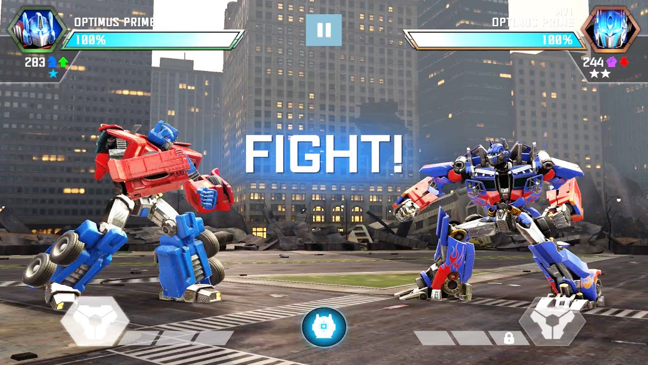 TRANSFORMERS FORGED TO FIGHT Optimus Prime VS Optimus Prime Game play