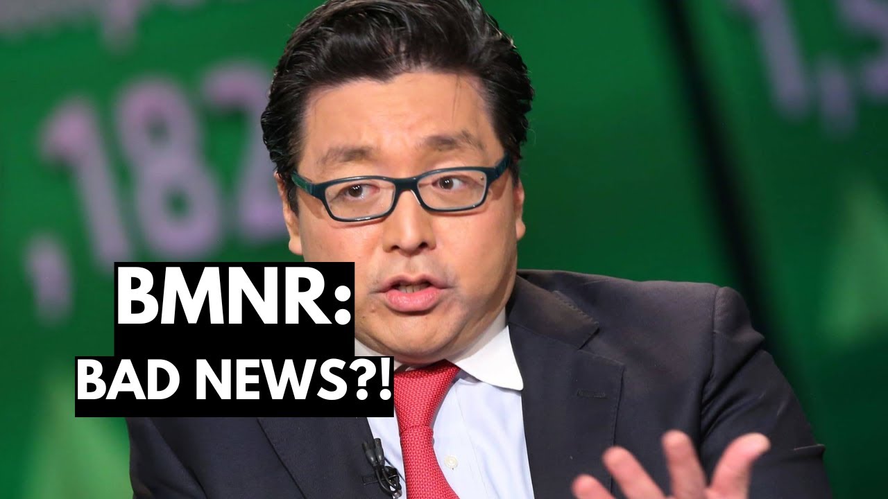 TOM LEE: BMNR STOCK BAD NEWS FOR INVESTORS?❗IF YOU OWN MORE THAN $4,000 OF BITMINE STOCK, LISTEN❗