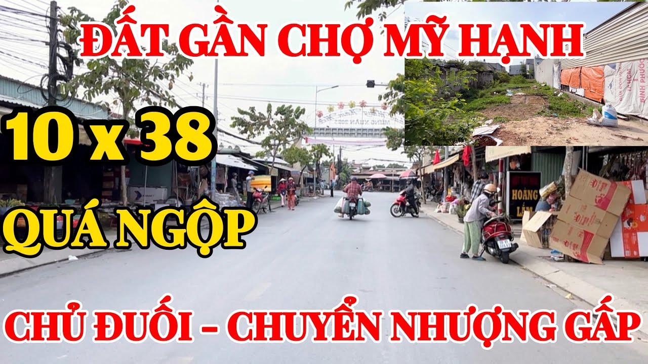 Bán đất gần chợ Mỹ Hạnh. Chủ ngộp - bán nhanh trước Tết.