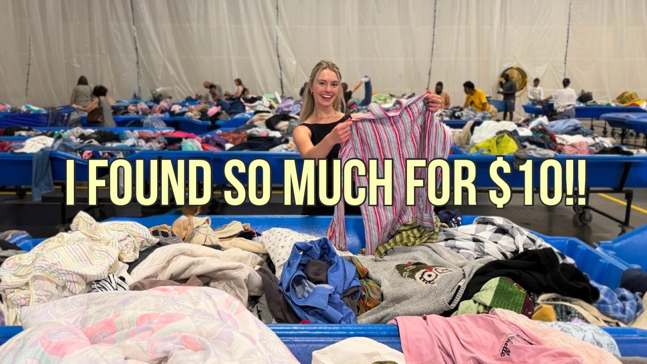 ПОХОД ПО СЕКОНД-ХЕНДАМ со мной в GOODWILL BINS | столько крутых находок на $10!!+ примерка