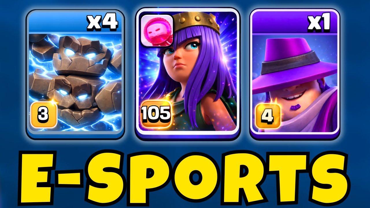 E-Sports Hard Mode Attack Strategy | Meteor Golem & Totem Spell TH18 Meta (Clash of Clans)