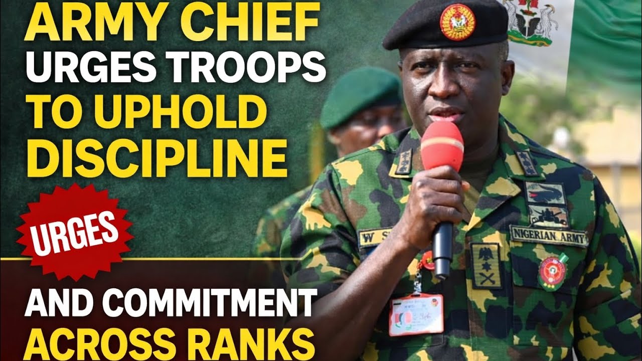 PLEATEAU: Army Chief Urges Troops To Uphold Discipline and Commitment Across Ranks