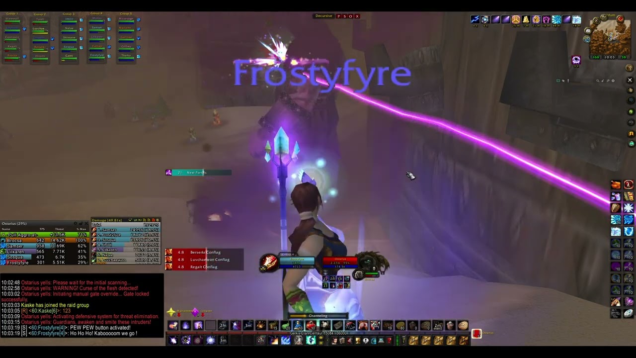 Turtle wow - PUG Ostarius custom world boss - 7 April -  Mage POV